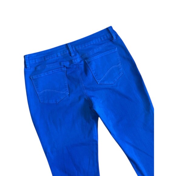 NYDJ Ankle Jeans Size 14P Blue Lift Tuck Technology Stretch Slim Fit Pant Bold - Picture 7 of 10
